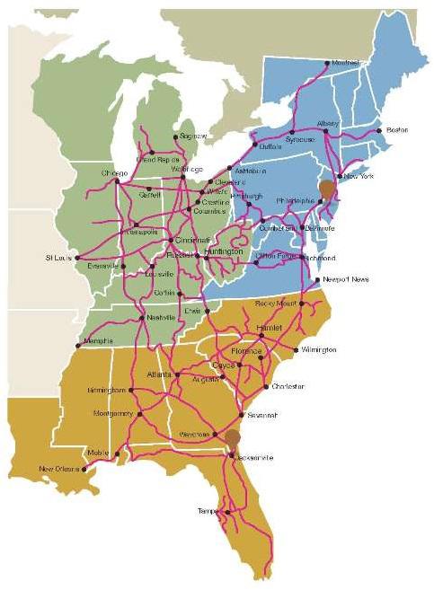 Csx Map
