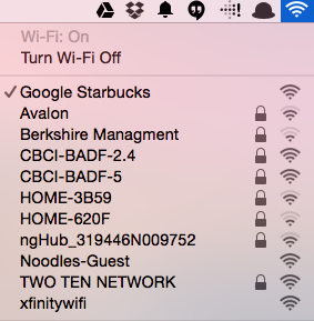 Google Starbucks Wi Fi