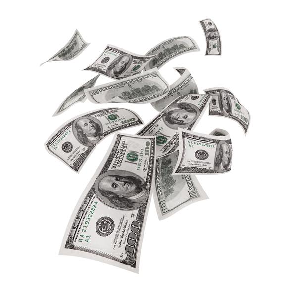 Money Falling