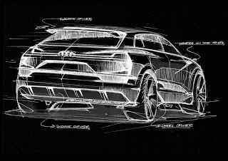 Audi Electric Suv Sketch Rear
