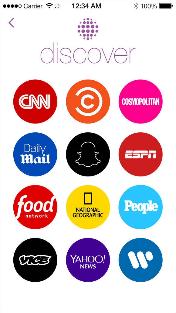 Snapchat Discover