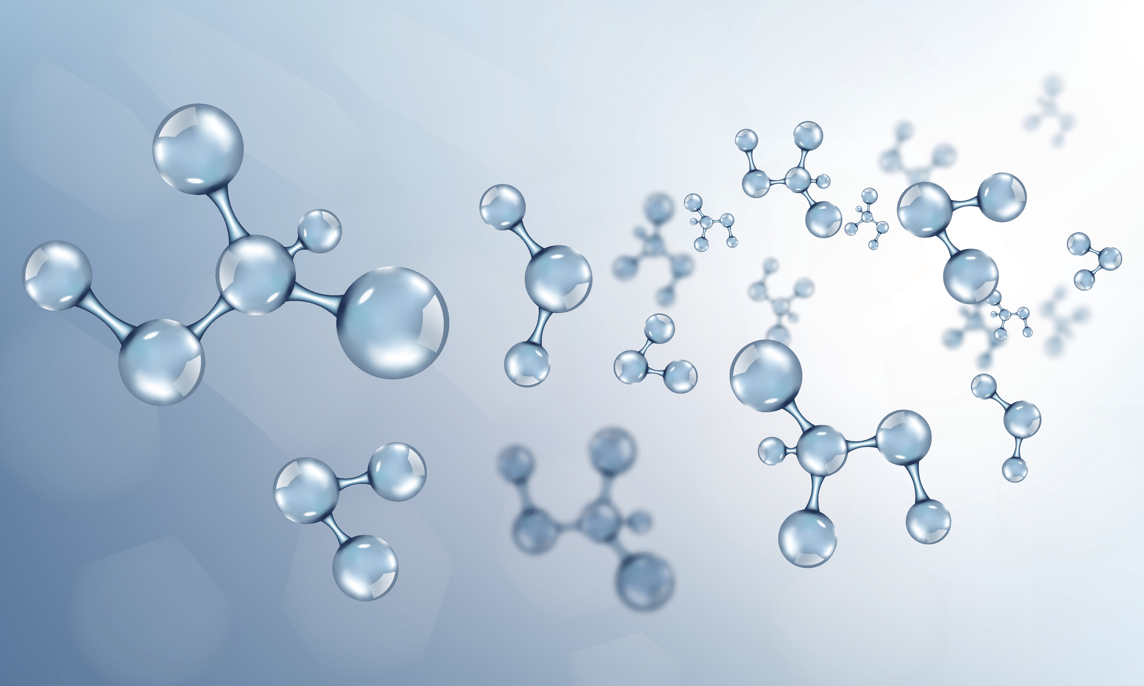 Abstract representation of molecules