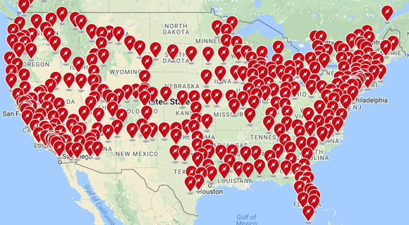 Tesla Us Supercharger Network