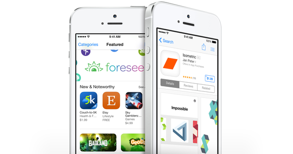 Apple's App Store on iPhone