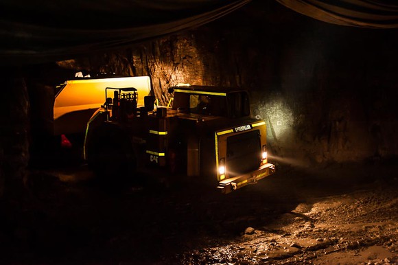 Underground at Richmond Mines Island Gold Mine project
