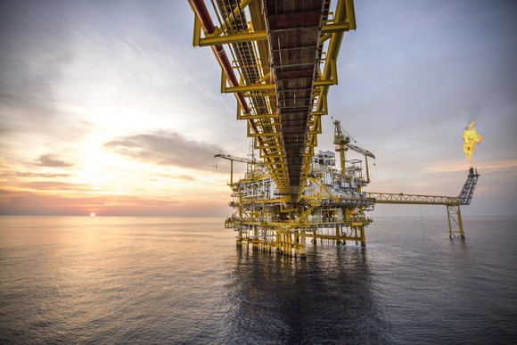 Oil-drilling platform