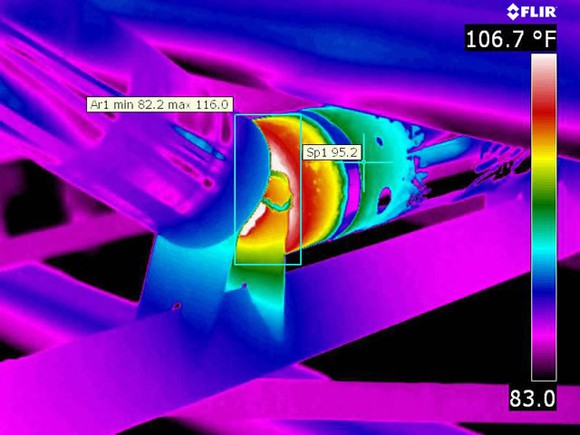 Infrared optical picture.