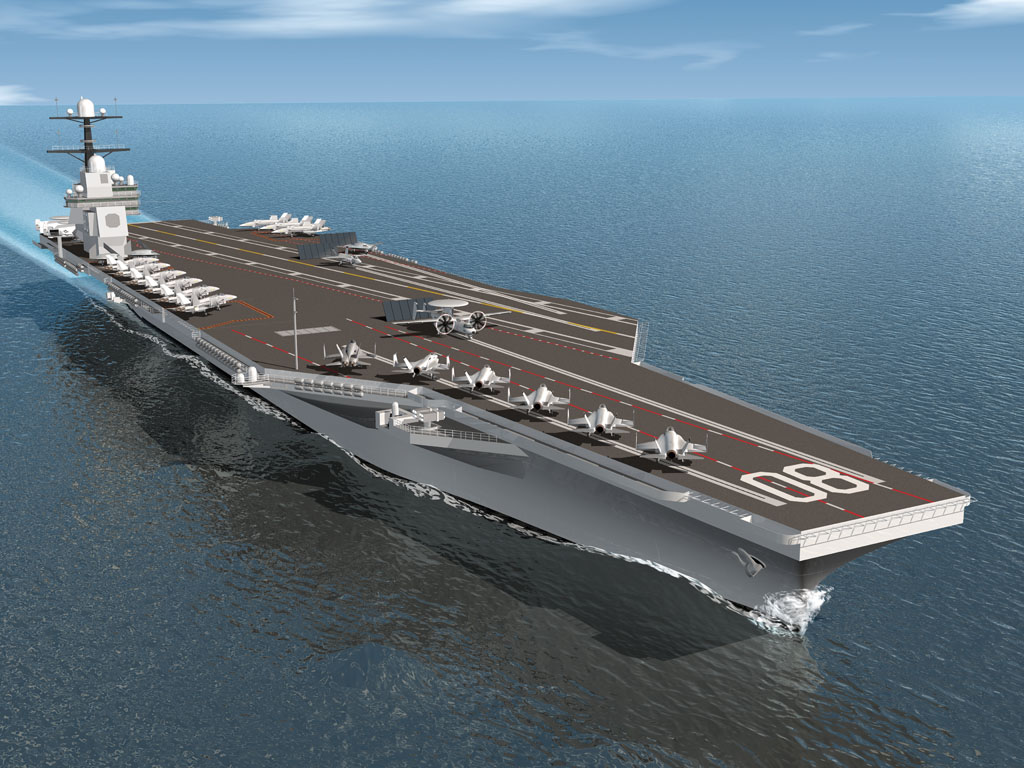 Aircraft carrier USS Enterprise (CVN 80).