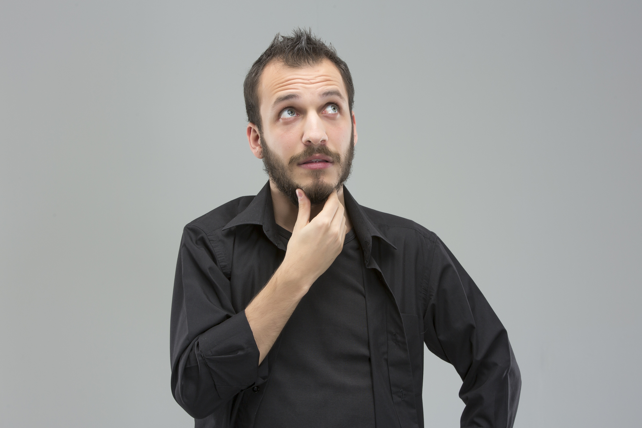Thoughtful man