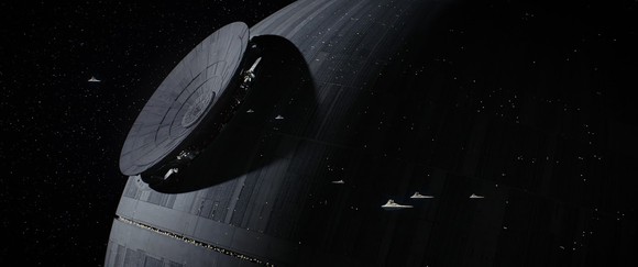 A space station from Rogue One.