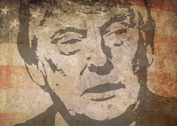 Artist's rendering of President Trump