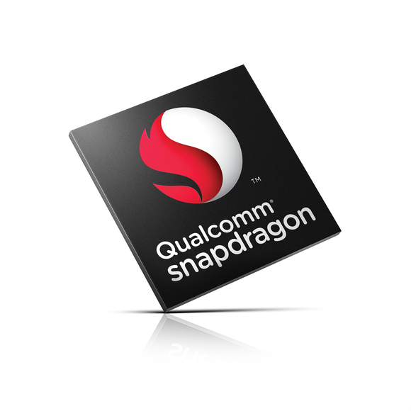 A rendering of a Qualcomm Snapdragon mobile chip.