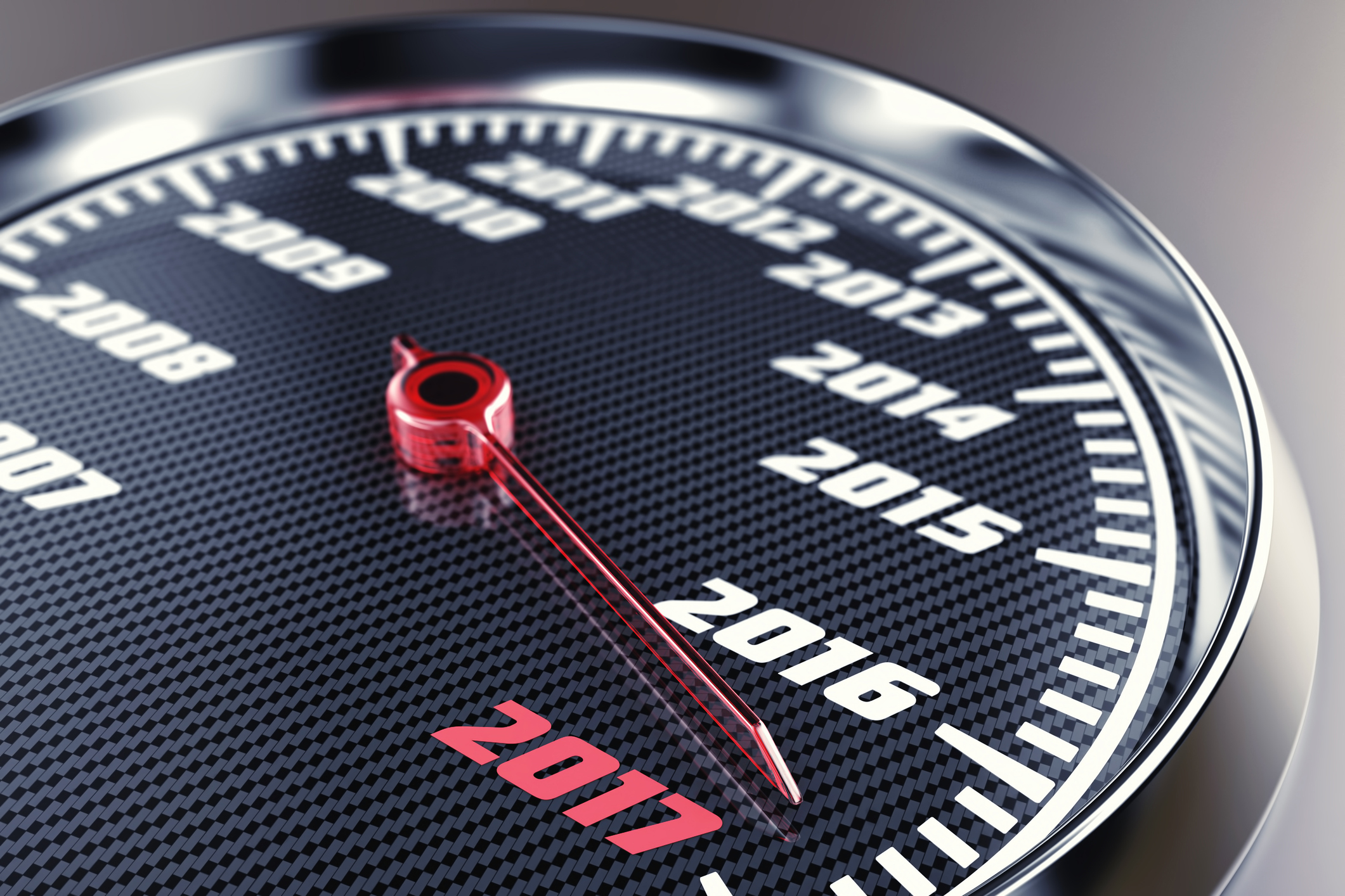 A clock with years on it instead of hours.