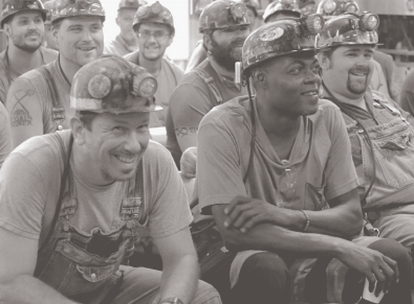 Alliance Resource Partners, L.P. miners in a meeting