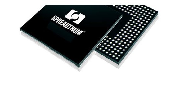 A render of Spreadtrum's mobile chips.