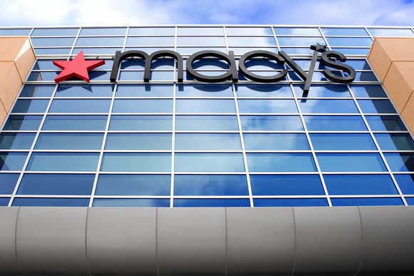 The exterior of a Macy's