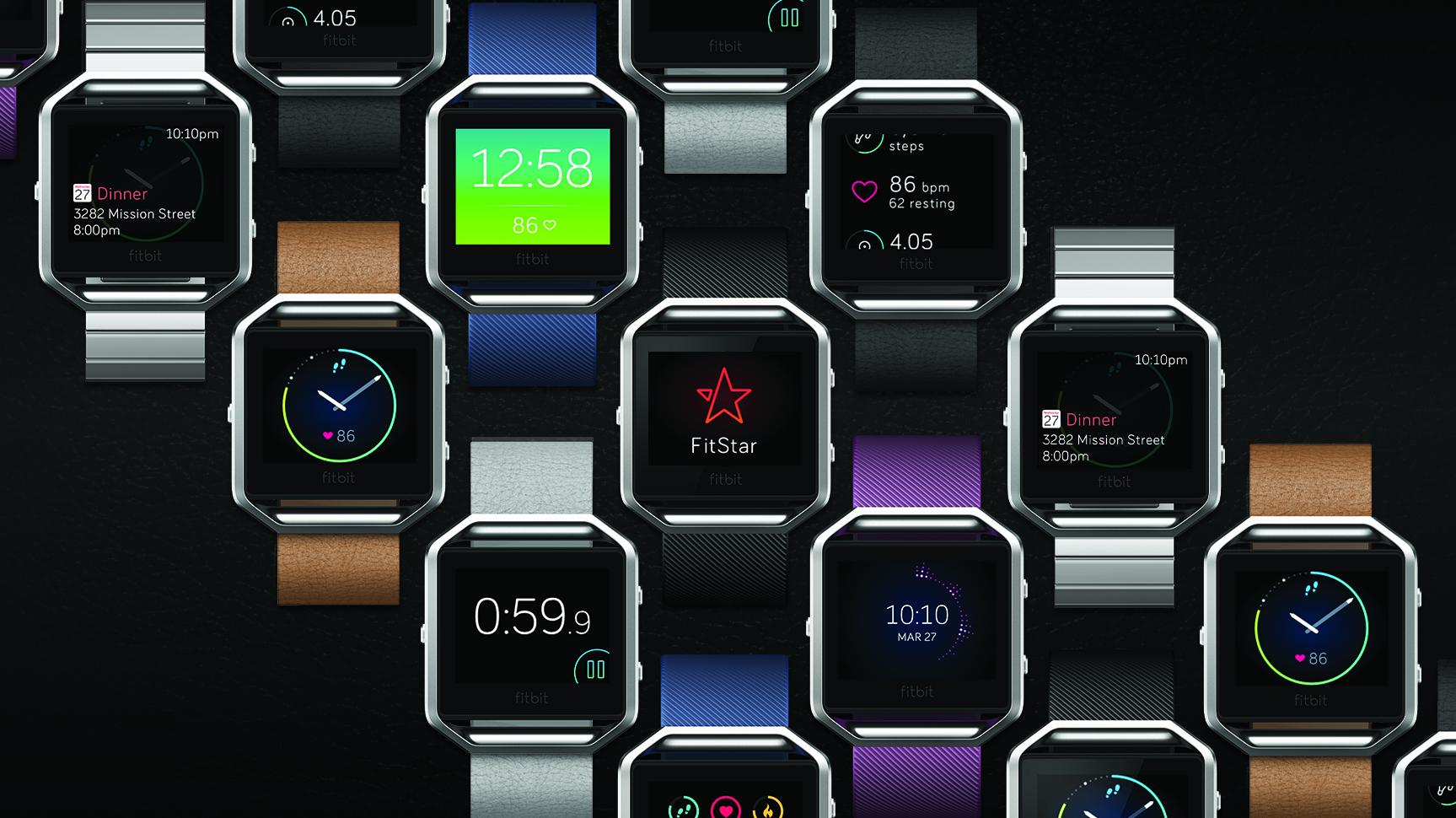 Fitbit's Blaze smartwatch.