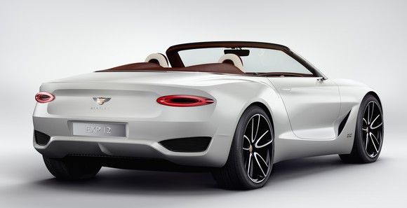 The EXP 12 Speed 6e Concept is shown from the rear.