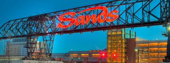 Gateway sign to the Sands Bethlehem casino
