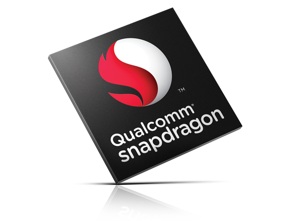 A rendering of a Qualcomm mobile chip
