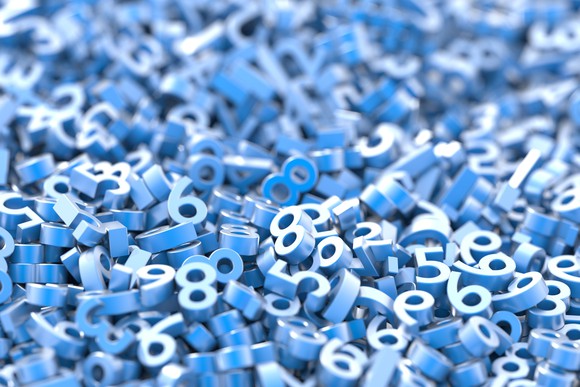 Numbers pile