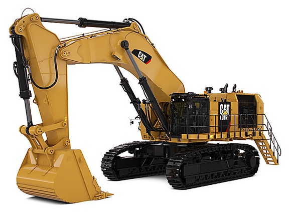 Caterpillar hydraulic mining shovel