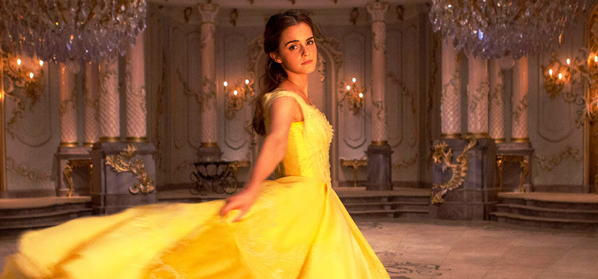 Actress Emma Watson as Belle in Disney's live-action "Beauty and the Beast."