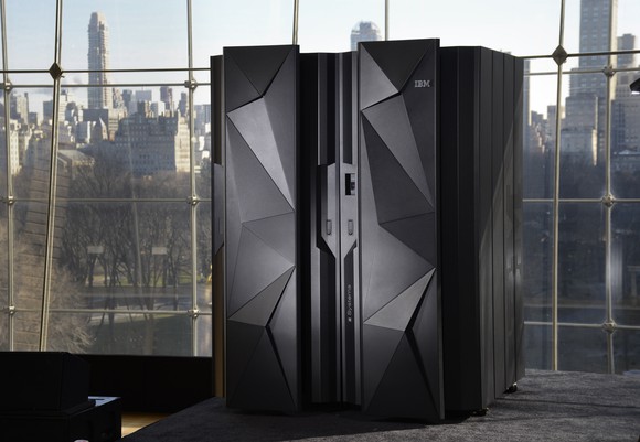 The IBM z13 mainframe.