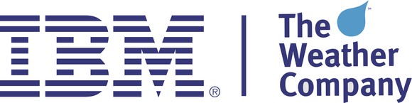 The IBM logo along with the Weather Company logo.