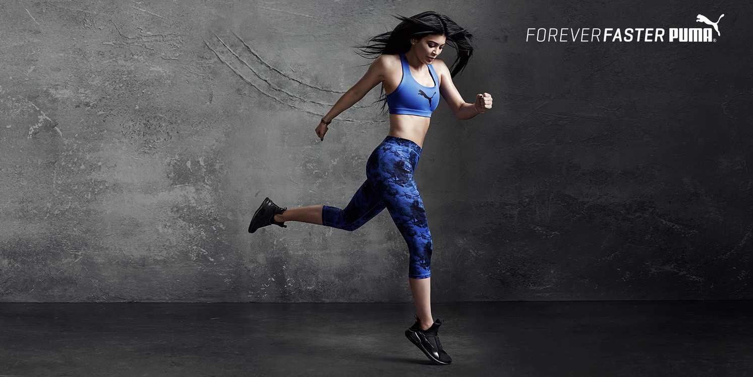 Puma's 2016 ad campaign featuring Kylie Jenner.