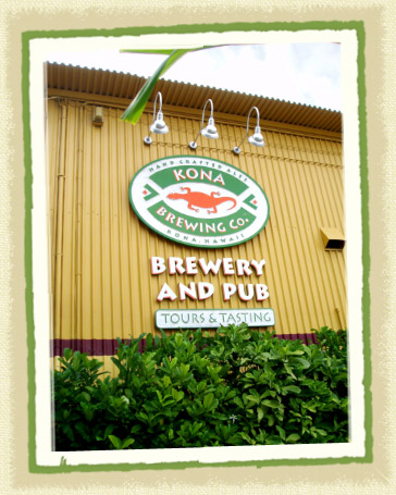 The outside of the Kona Brewing brewery.