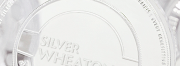 A silver coin.