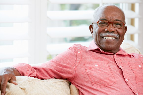 Smiling older man
