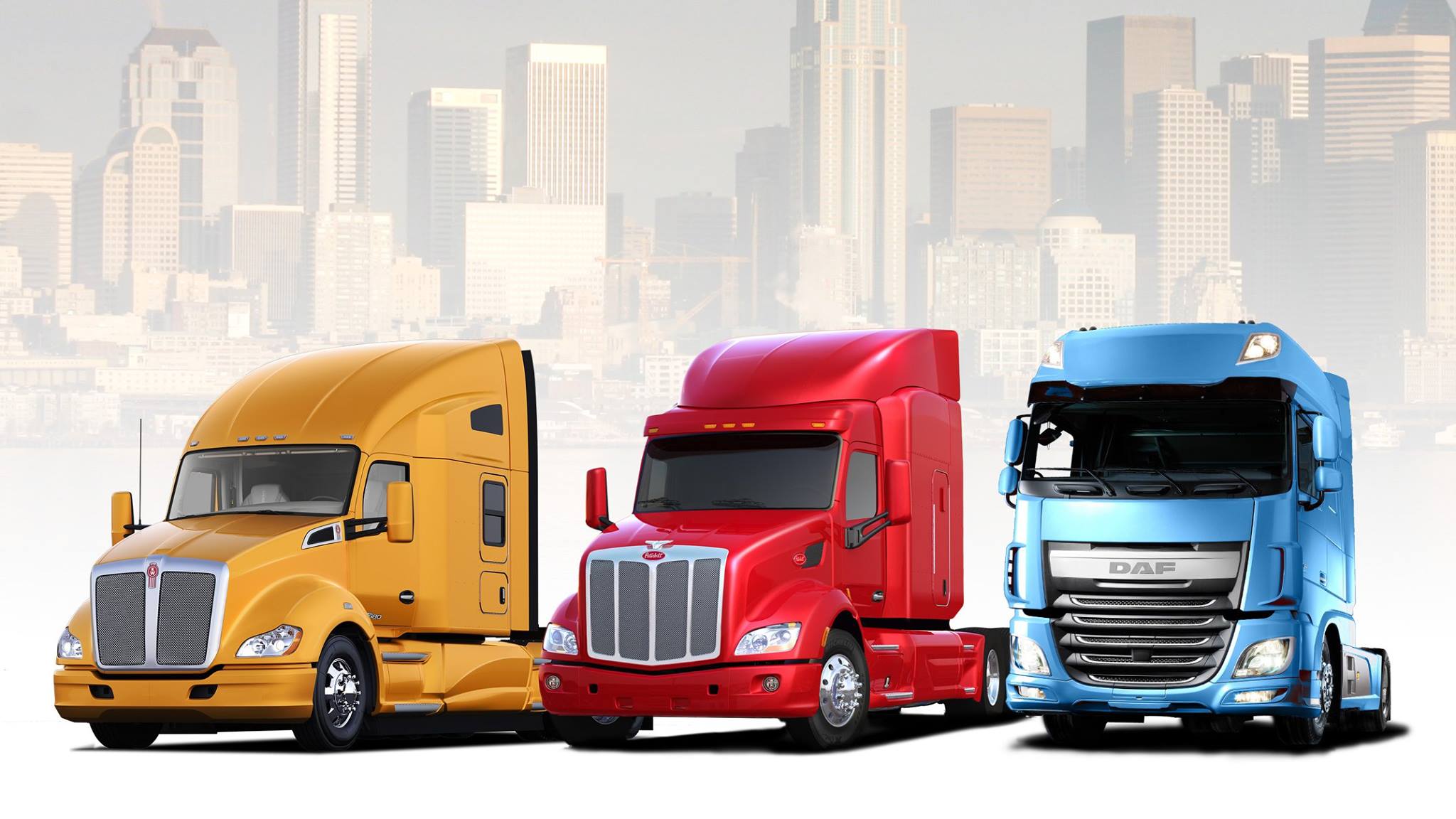 Some PACCAR trucks