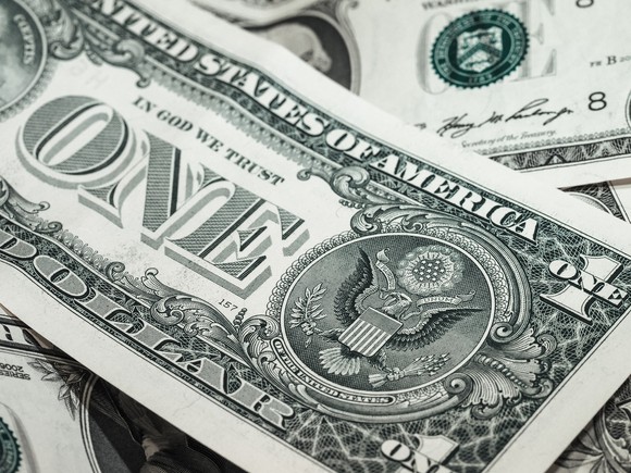 A dollar bill