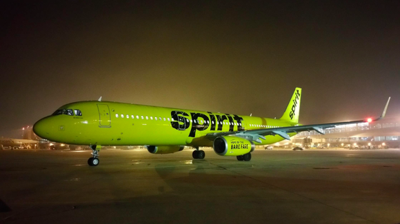 A Spirit Airlines plane