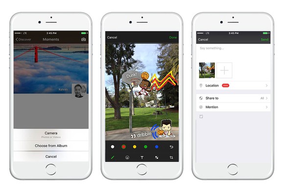 WeChat app on a mobile phone