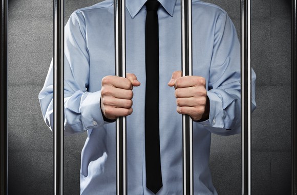 Businessman in jail.
