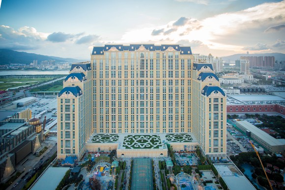 Front view of The Parisian in Macau.