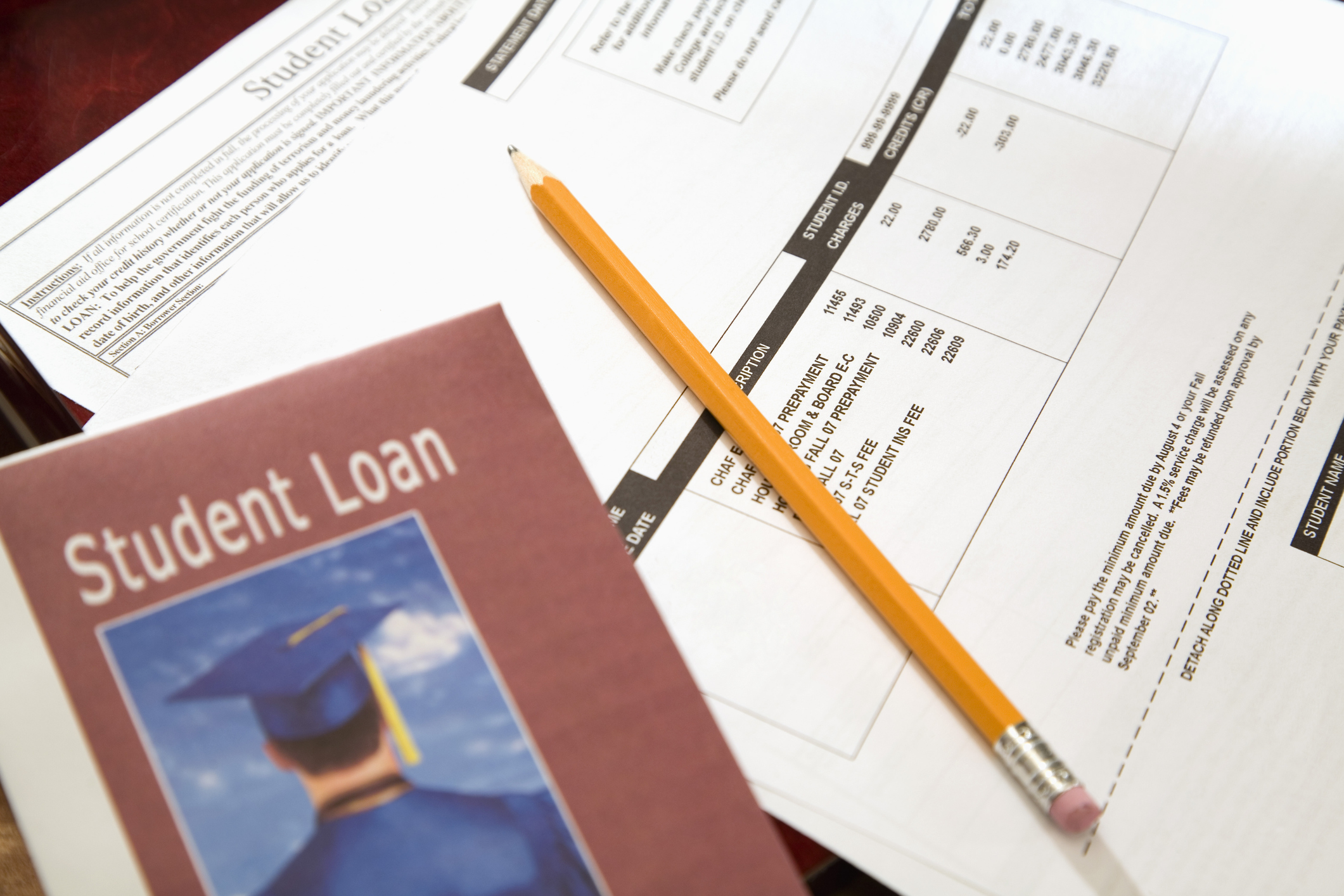 Student loan paperwork