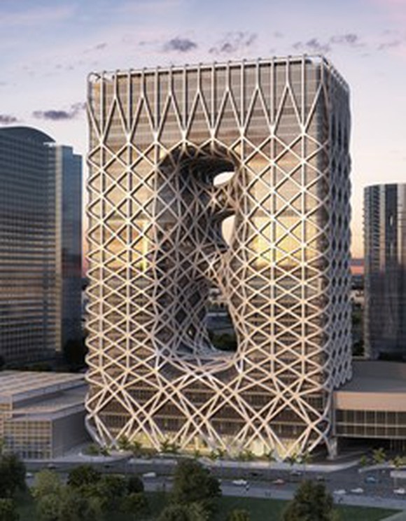 Rendering of the Morpheus tower at City of Dreams.