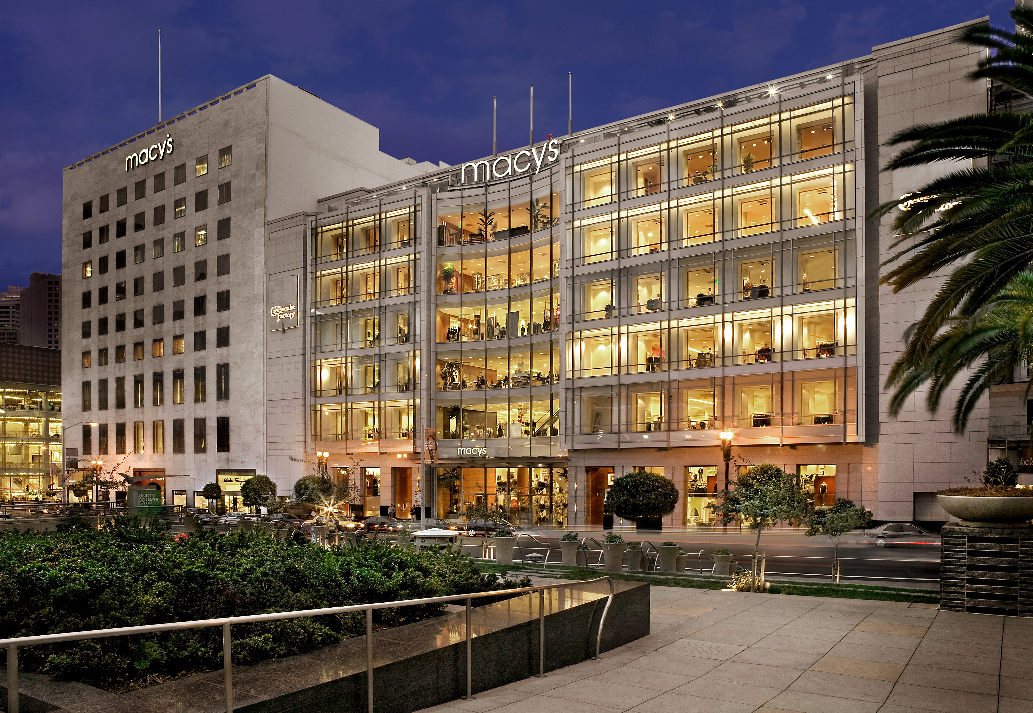 The Macy's San Francisco flagship store