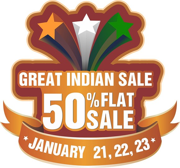 Promotion for Amazon India's big sale event