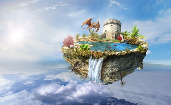 A fantasy animation picture.
