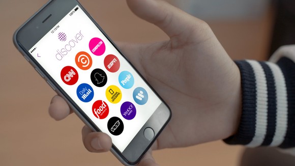 A person using the Snapchat app.