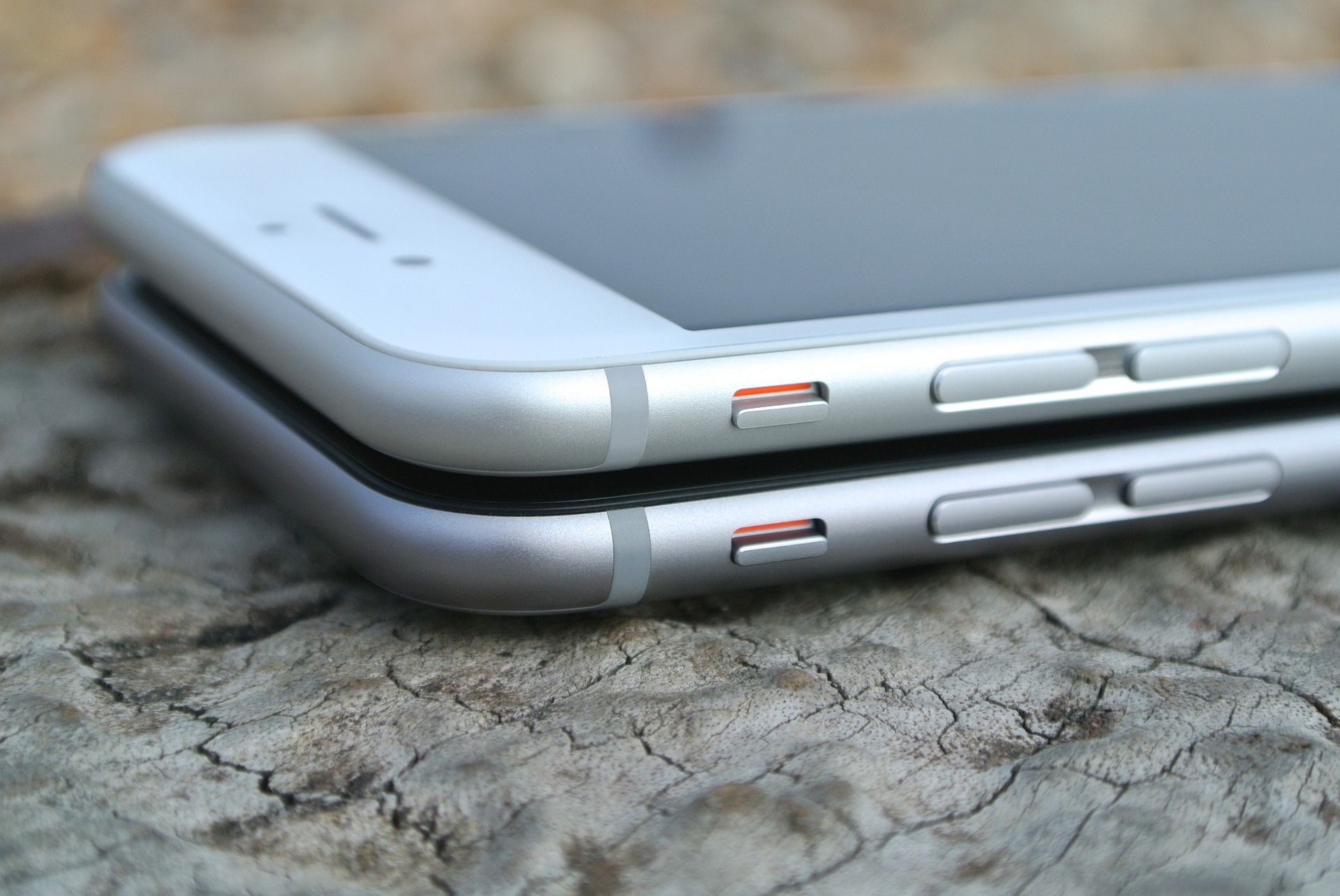 Two iPhones stacked.