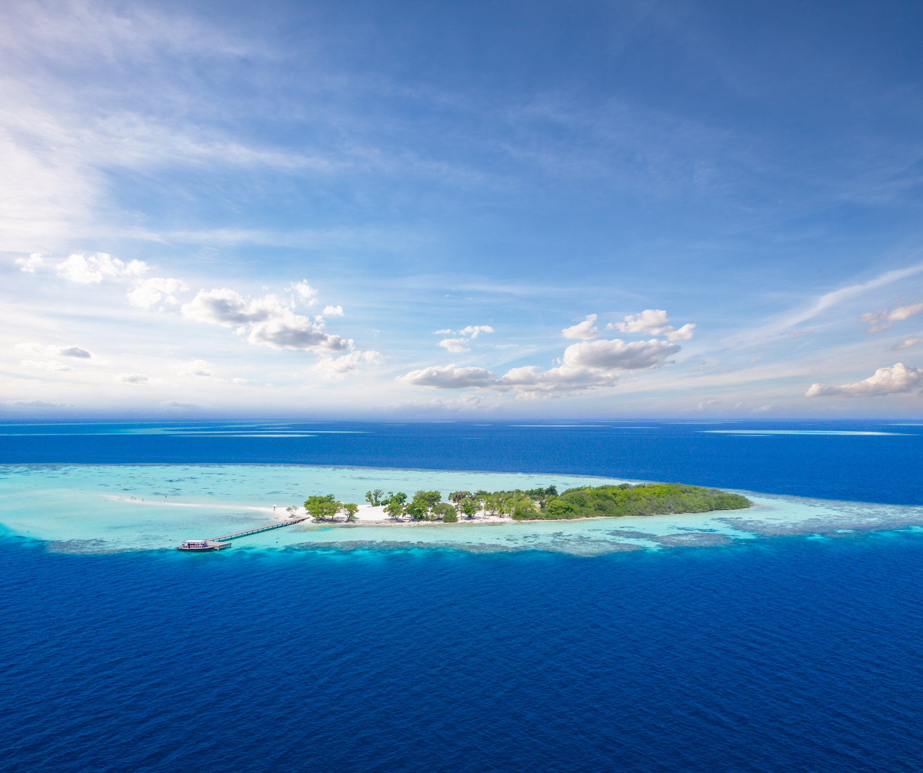 A private island.
