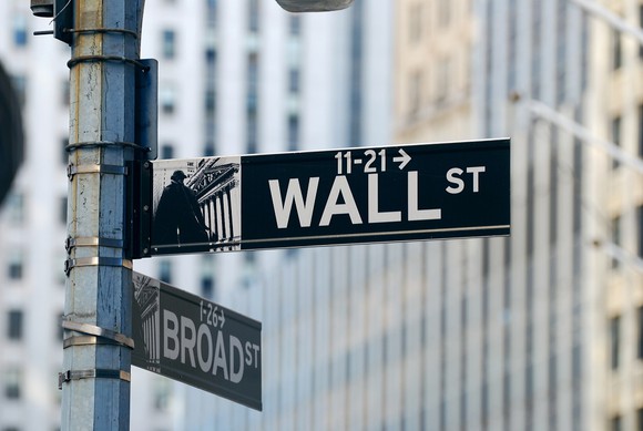 Picture of Wall Street street sign