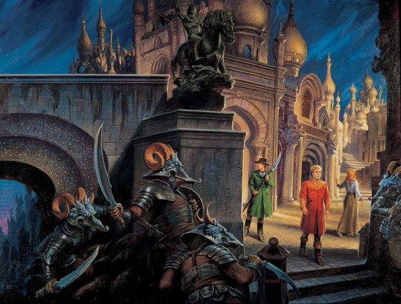 Cover art for The Fires of Heaven.
