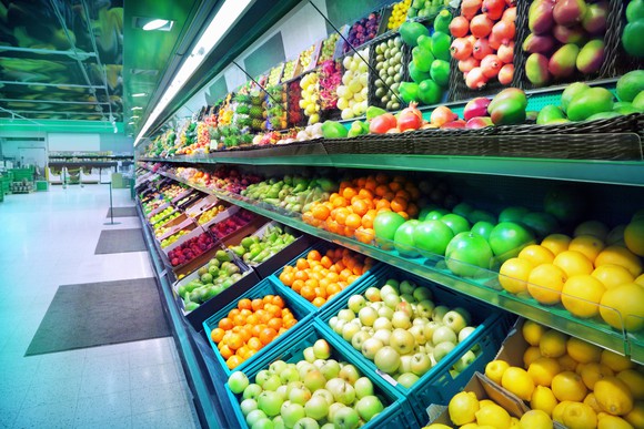 Produce aisle.